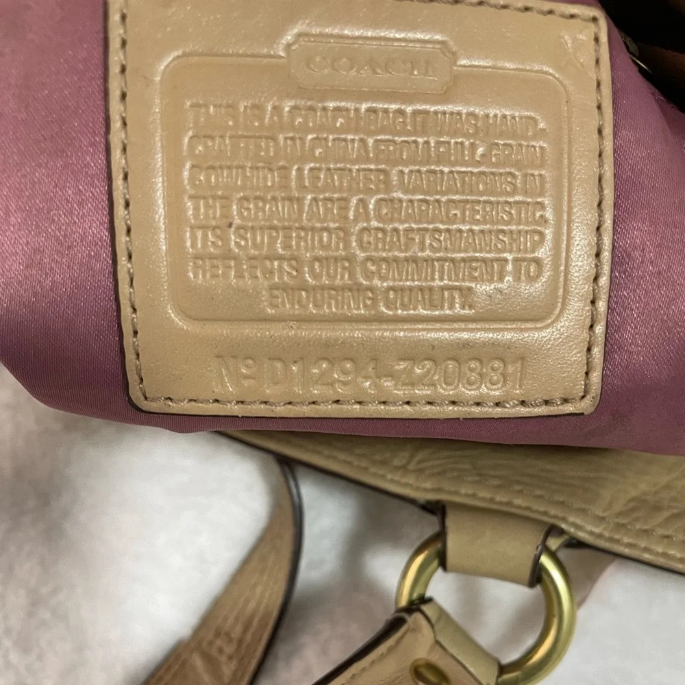 Coach East West Studded Tote